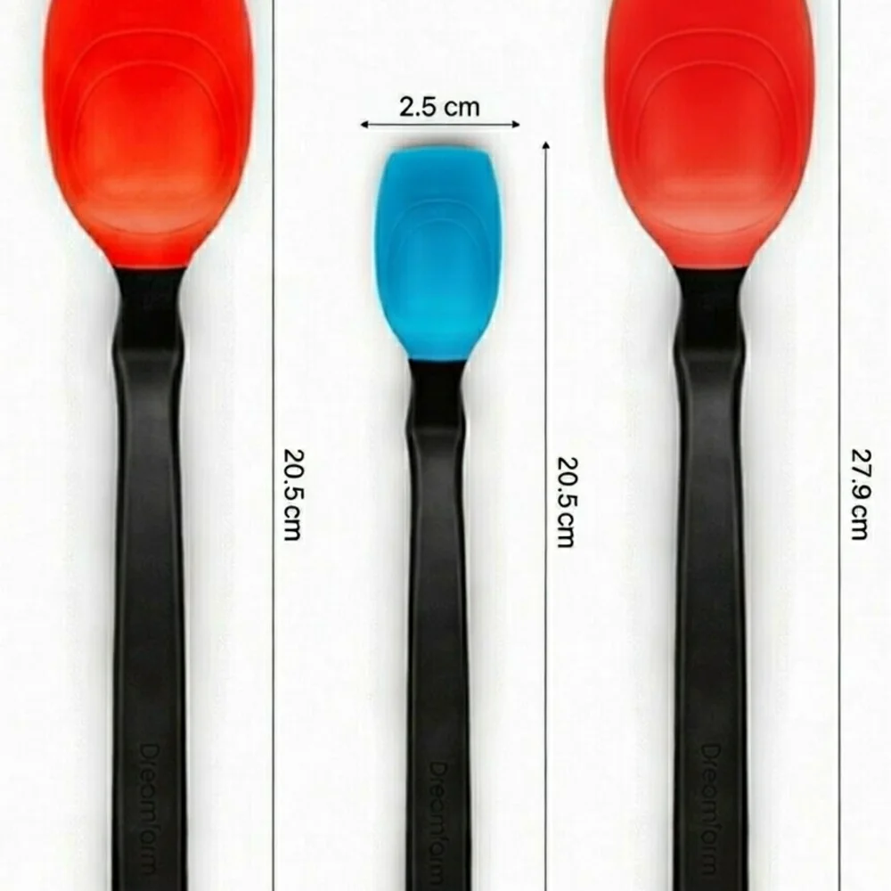 Dreamfarm Supoon+Mini Supoon Silicone Cooking Utensils Set Red